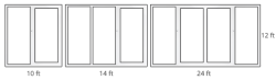 Patio door sizes