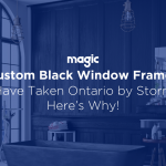 custom black window frames